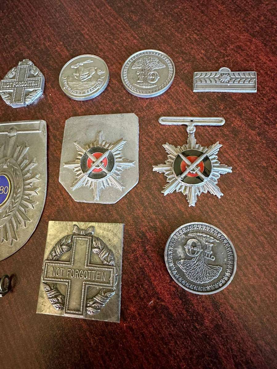 Original Molds and samples for SWA and Namibian medals and orders.