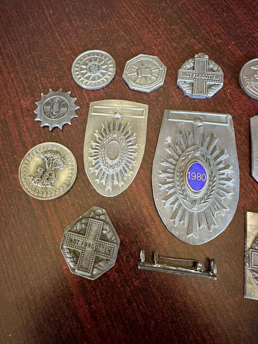 Original Molds and samples for SWA and Namibian medals and orders.