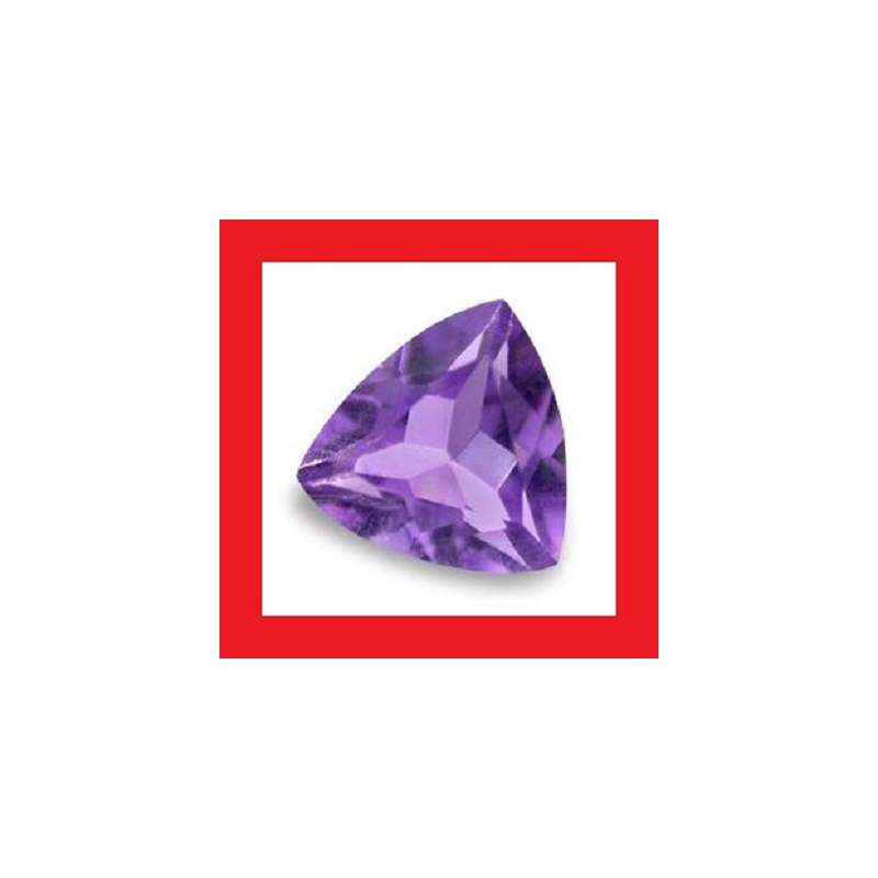 Amethyst [Brazil] - Faceted Triangle Shape - 0.62cts