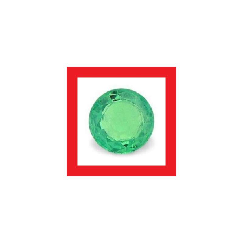 Emerald [Brazil] - Faceted Round Shape - Parcel of Six Weight +/-0.20cts