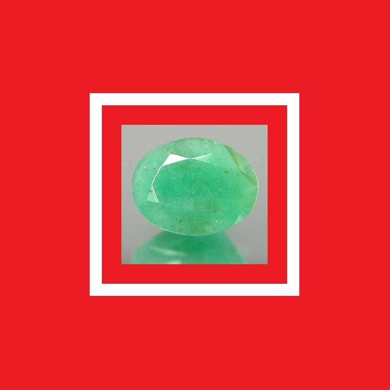 Emerald [Colombia] - Faceted Oval Shape - 1.65cts