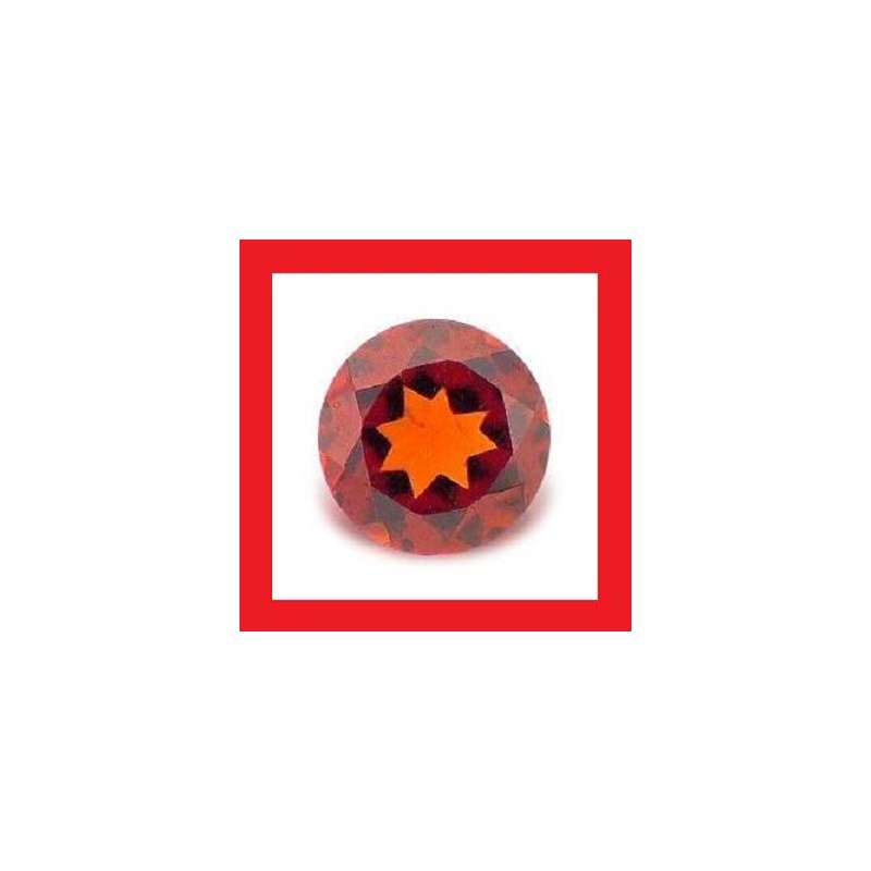 Garnet [Mozambique] - Faceted Round Shape - 0.12cts
