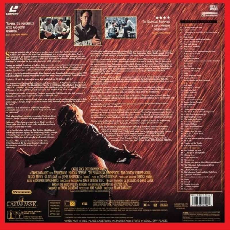 LaserDisc - The Shawshank Redemption (1994)