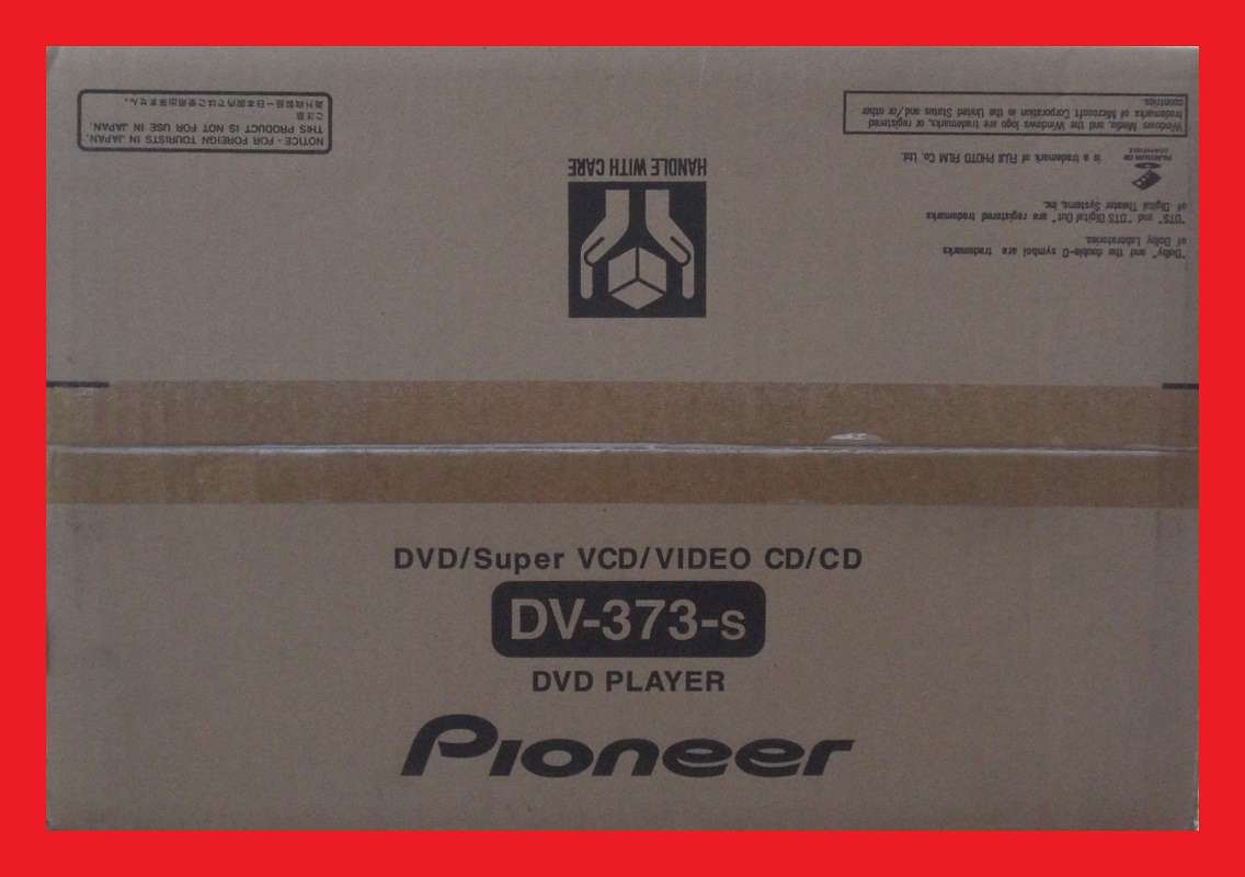 PIONEER DVD Player Model DV-373s Plus FREE RCA To HDMI Converter
