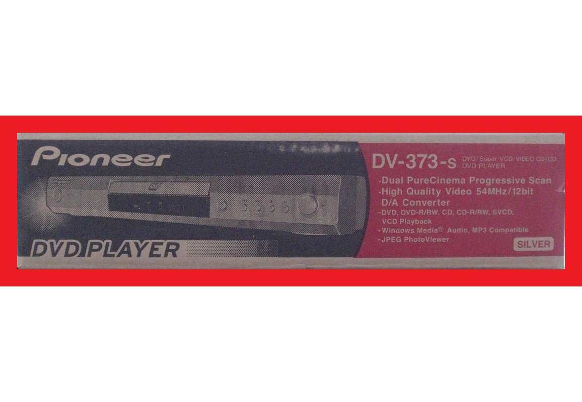 PIONEER DVD Player Model DV-373s Plus FREE RCA To HDMI Converter
