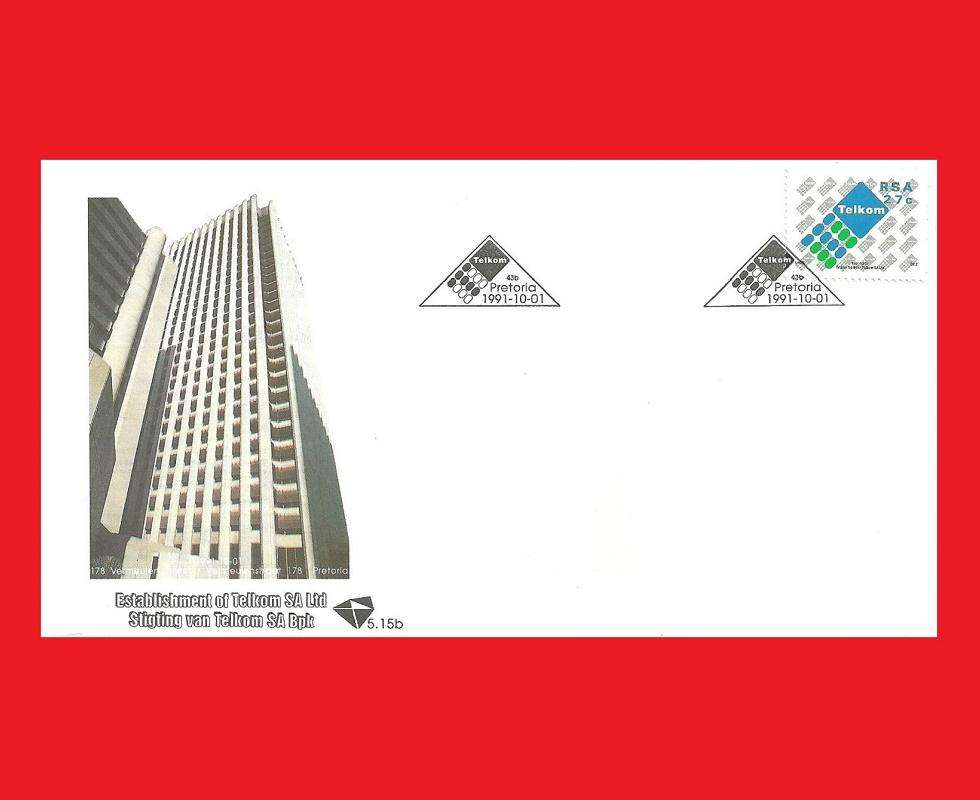 First Day Cover 1991/10/01