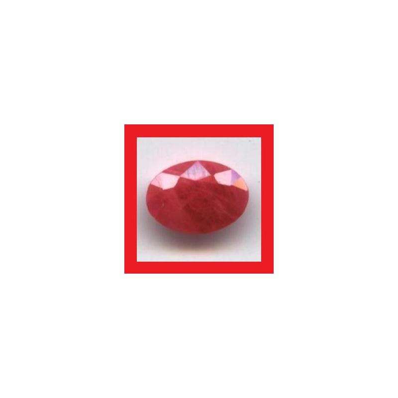 Ruby [Myanmar] - Faceted Oval Shape - 0.99cts