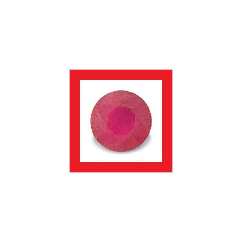 Ruby [Myanmar] - Faceted Round Shape - 0.35cts