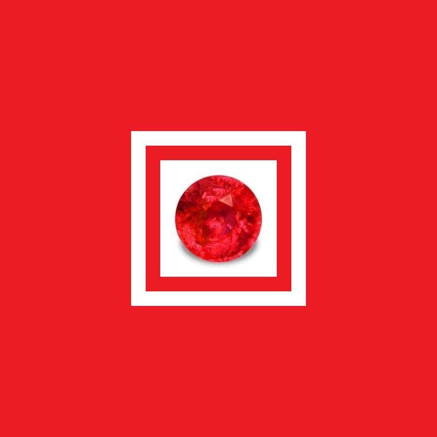 Ruby [Myanmar] - Faceted Round Shape - 0.33cts