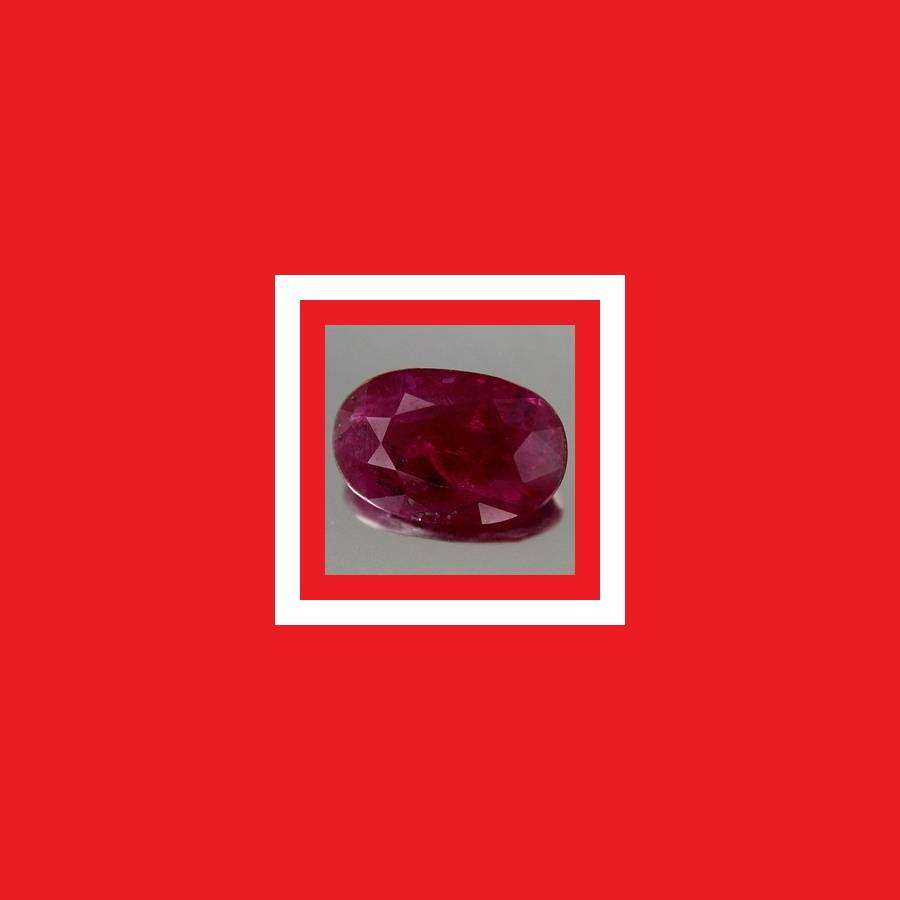Ruby [Madagascar] - Faceted Oval Shape - 1.21cts