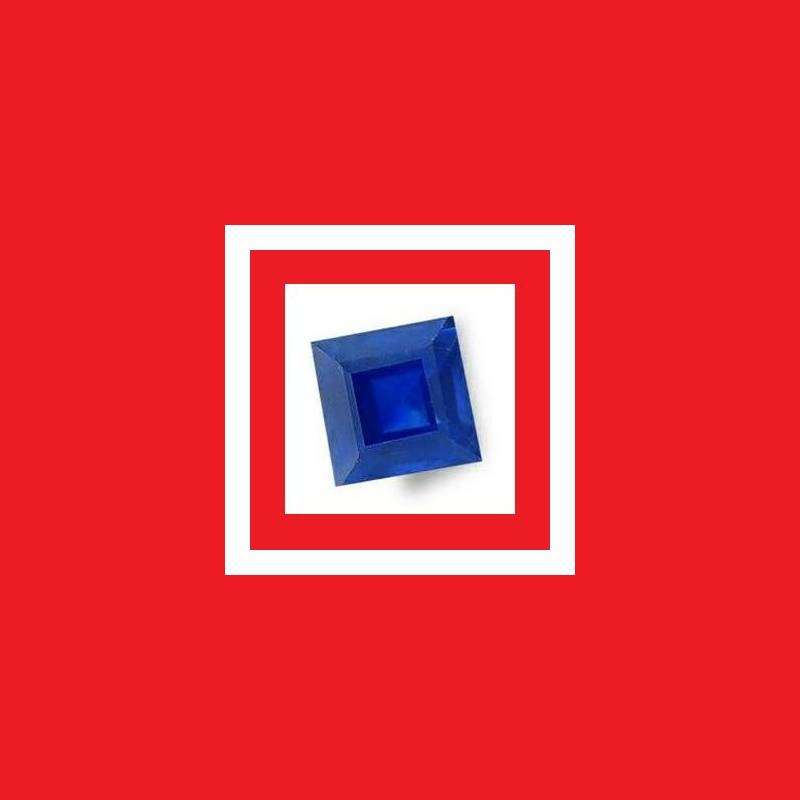 Sapphire [Africa] - Faceted Square Shape - +/-0.06cts