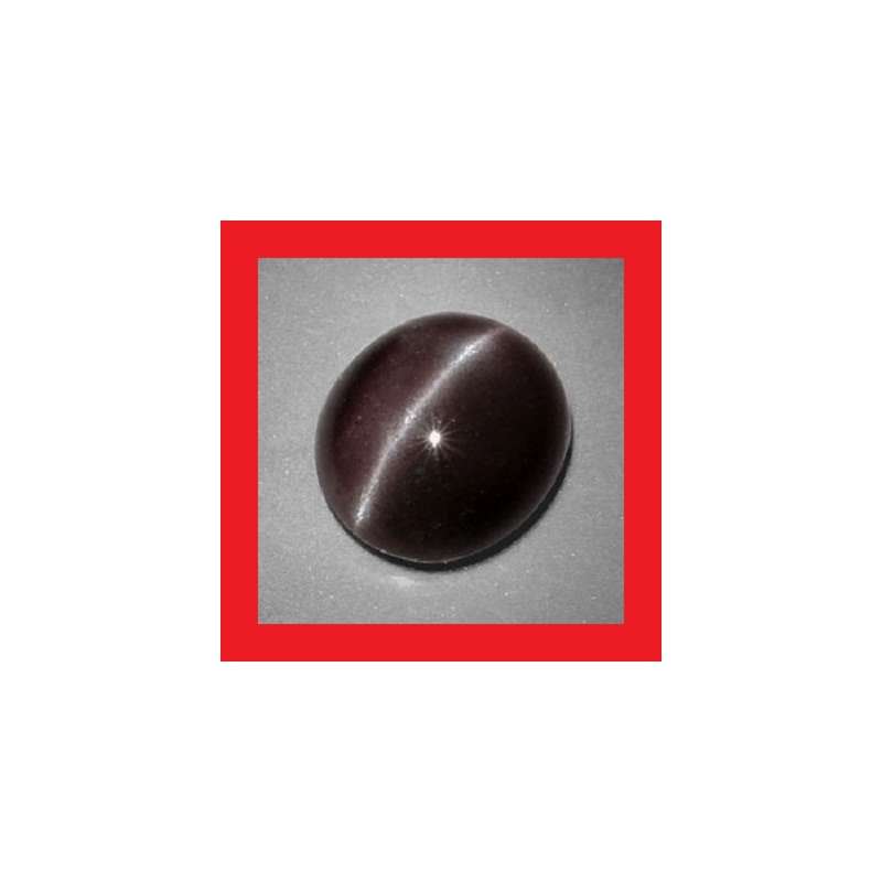 Sillimanite [India] - Round Shape Cabochon With Cat`s Eye - 0.51cts