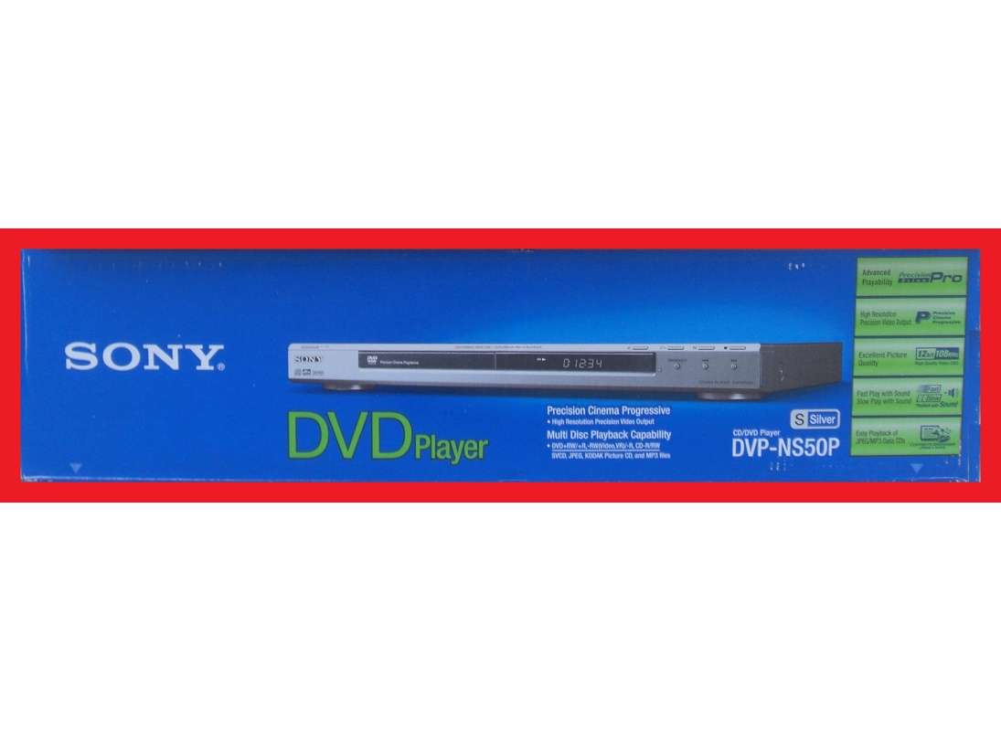 SONY DVD Player Model DVP-NS50P Plus FREE RCA To HDMI Converter