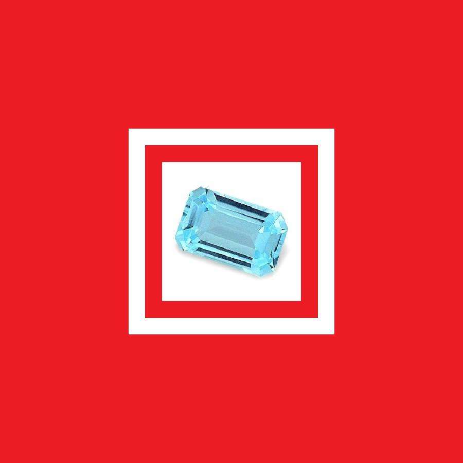 Topaz [Africa] - Faceted Rectangle Shape - 0.70cts