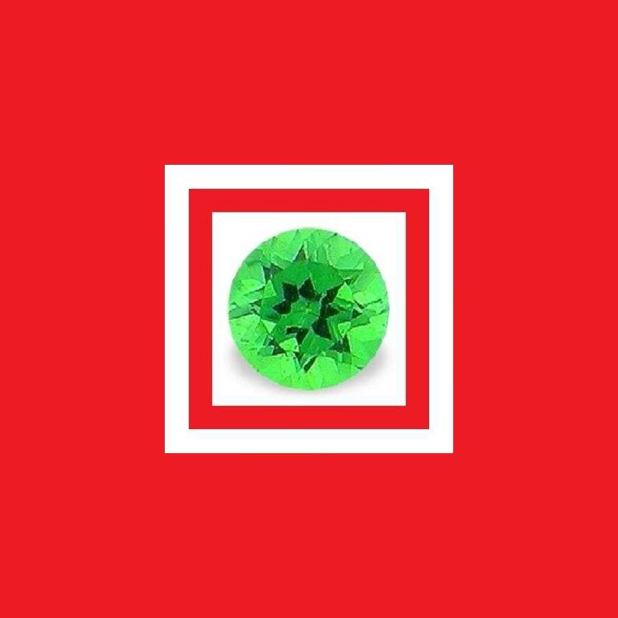 Tsavorite [Kenya] - Faceted Round Shape - 0.045cts