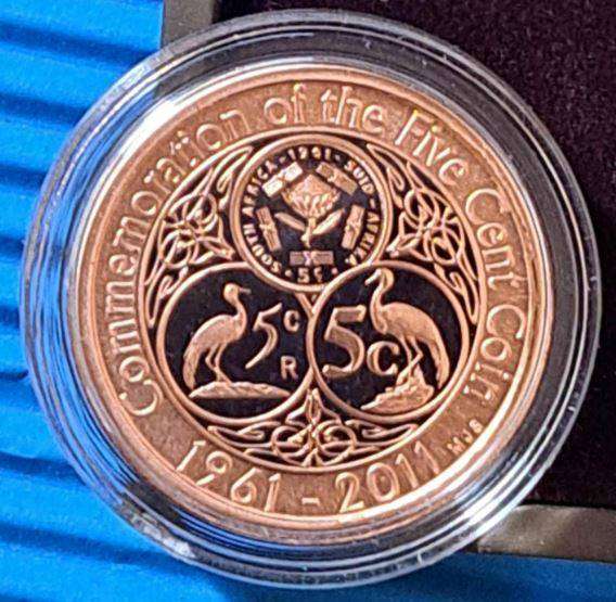 *** 2012 - SA PROOFSET - WITH SPECIAL 5 CENT MEDALLION ***
