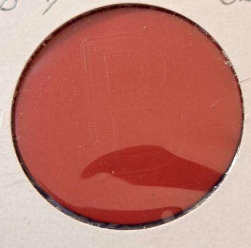 *** BAILEY'S VALLEY SUPPLY STORE TOKEN - RED 1 SHILLING - HERN REF 32F PG30 **