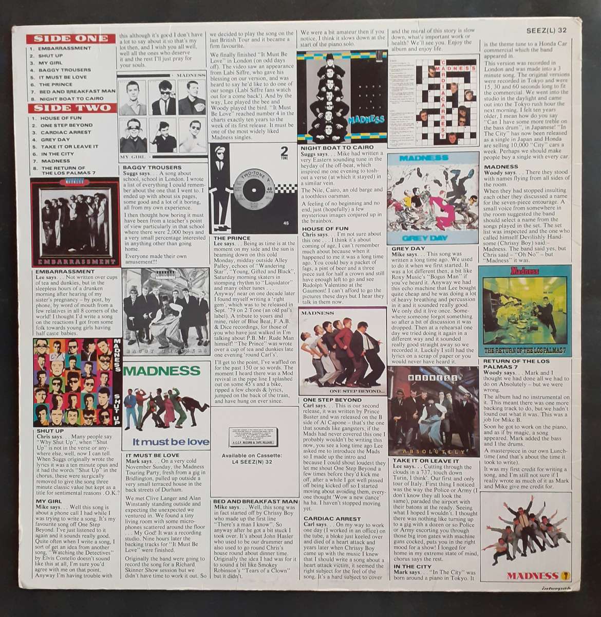 Madness - Complete Madness LP Vinyl Record