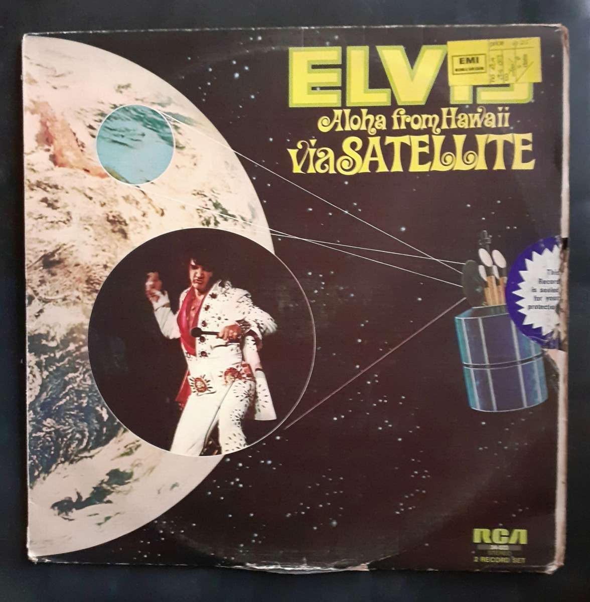 Elvis Presley - Aloha From Hawaii Via Satellite Double LP Vinyl Record Set
