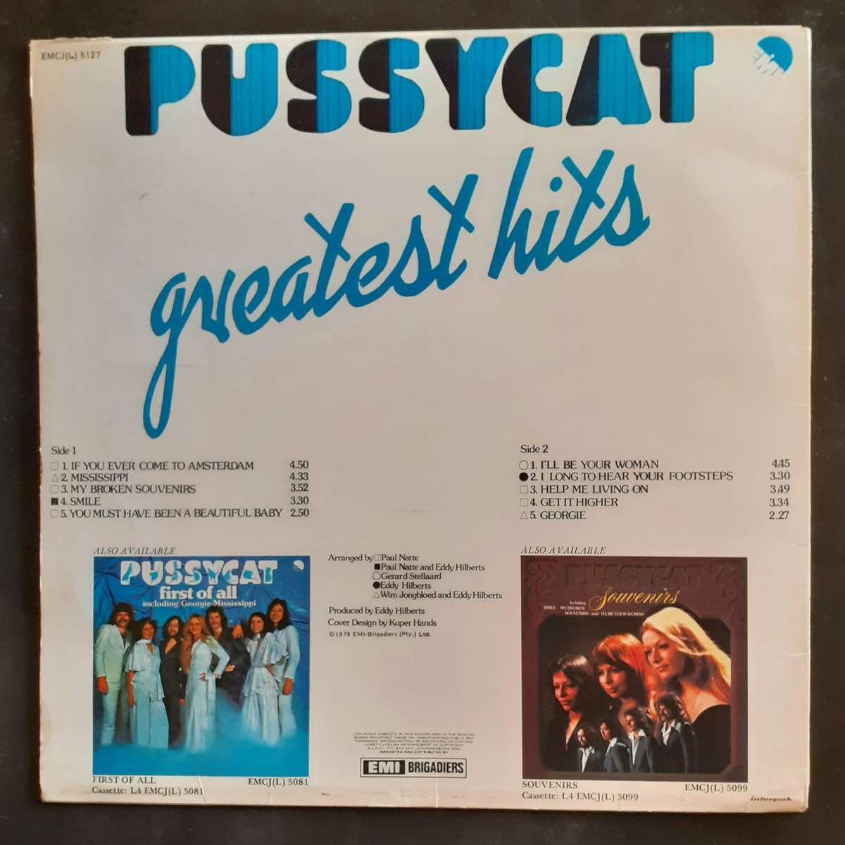 Pussycat Greatest Hits LP Vinyl Record
