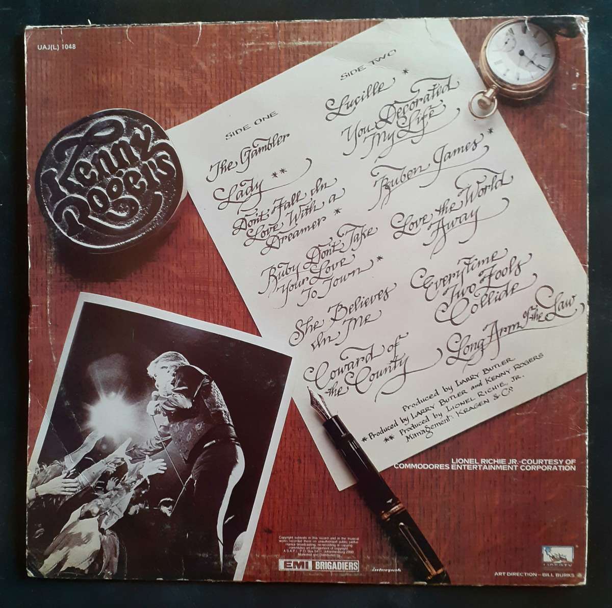 Kenny Rogers Greatest Hits LP Vinyl Record