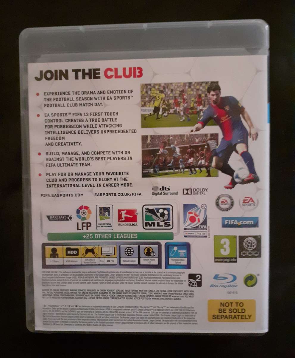 FIFA 13 PS3 Game