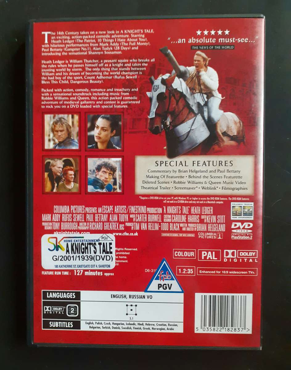 A Knight's Tale - Heath Ledger (DVD)