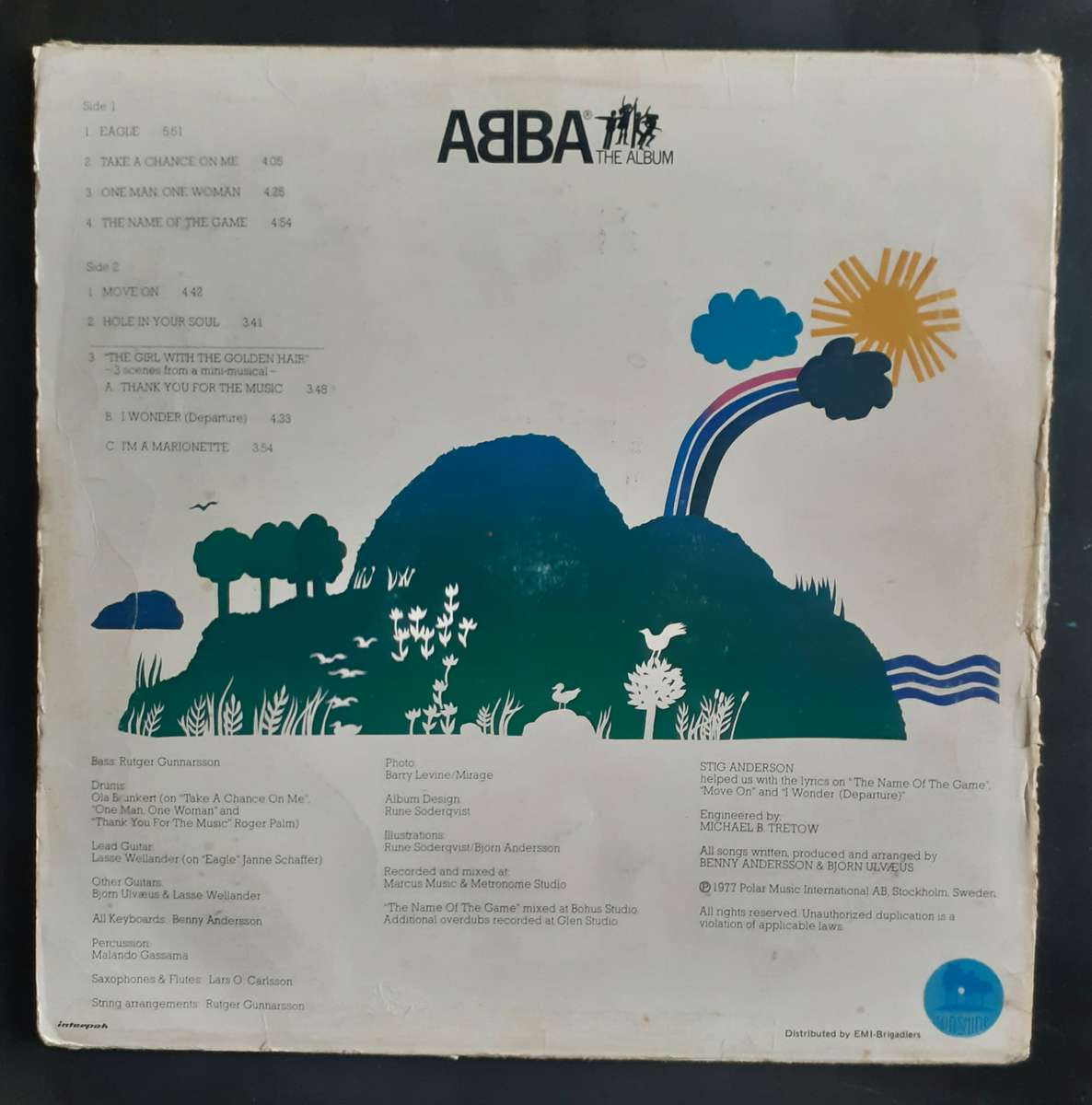 ABBA - The Album LP Vinyl Record