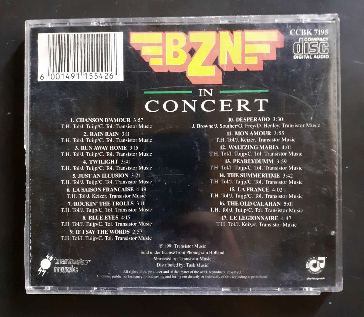 BZN - In Concert (CD)