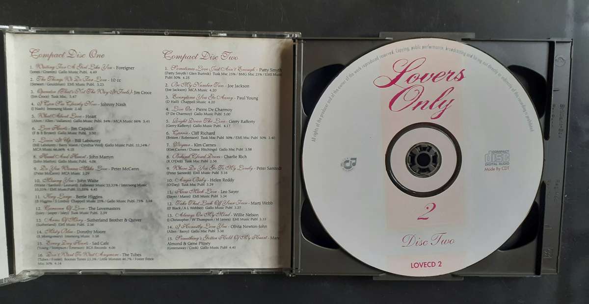 Lovers Only Volume 2 (2 CD Set)