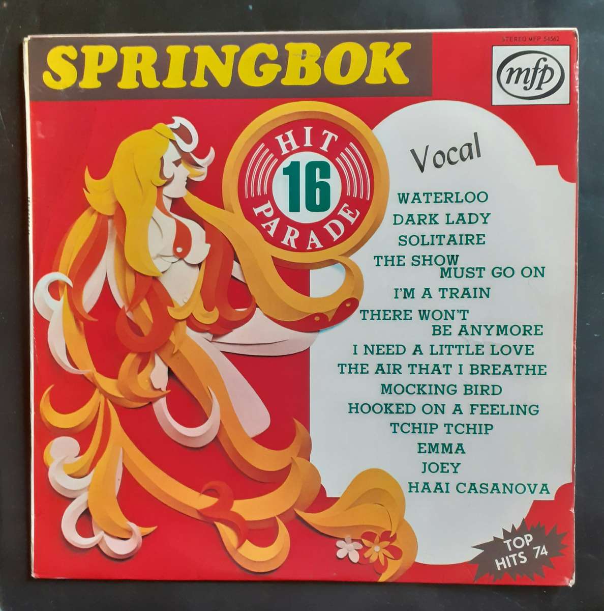 Springbok Hit Parade Vol.16 LP Vinyl Record