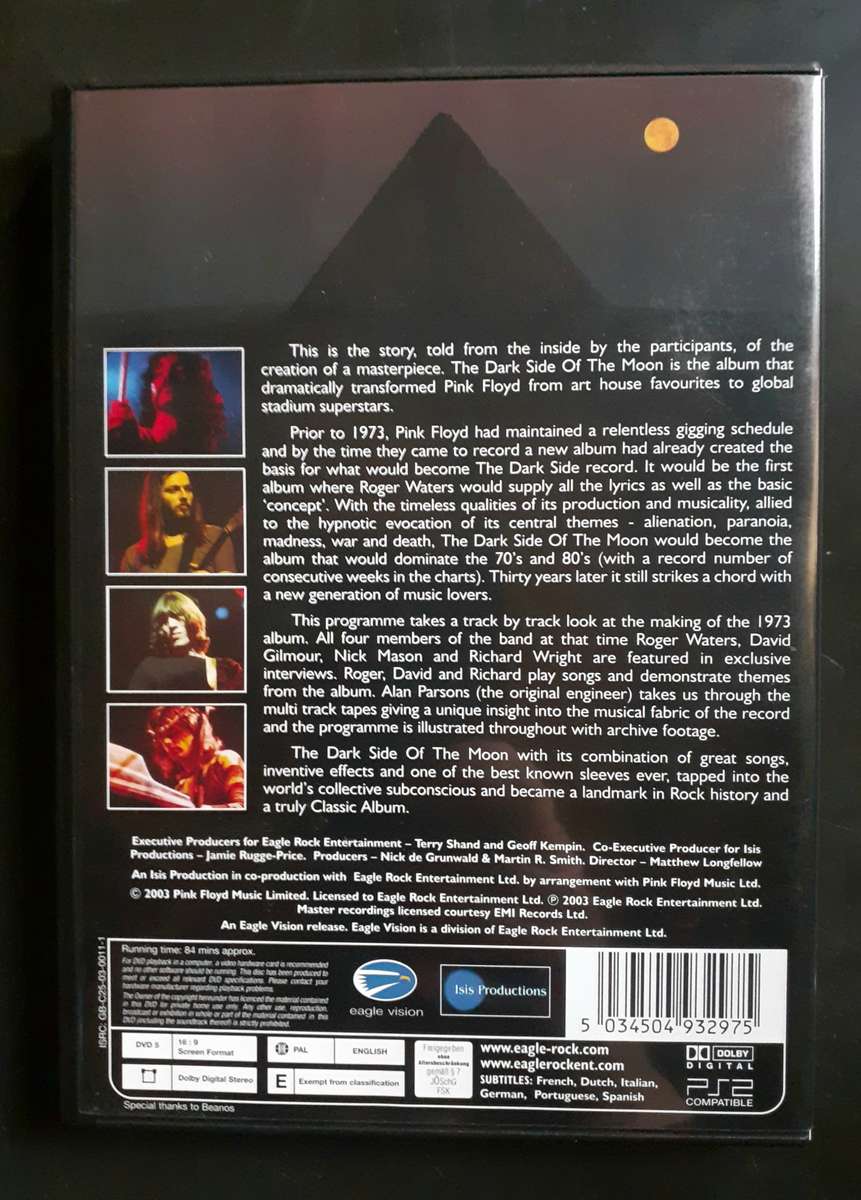 Pink Floyd -  The Making of The Dark Side Of The Moon (DVD)