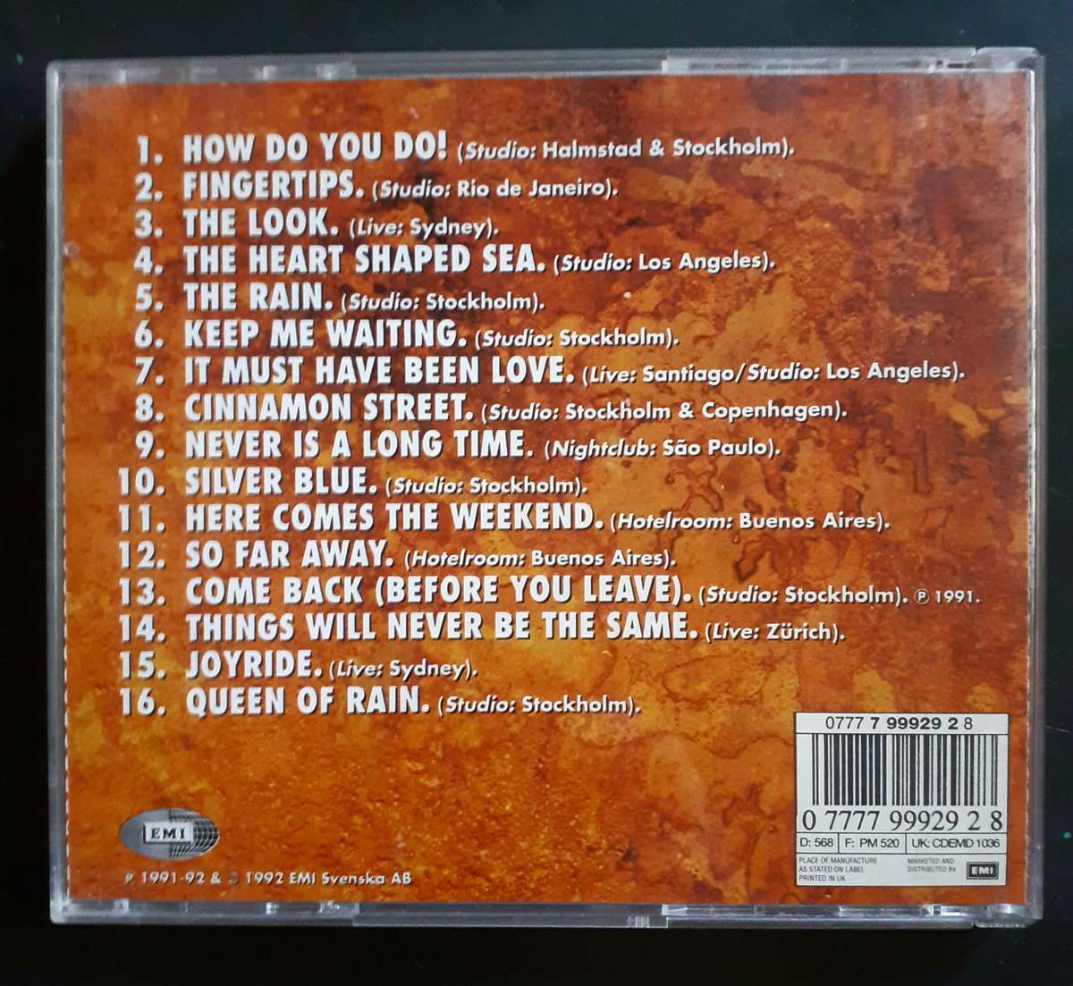 Roxette - Tourism (CD)