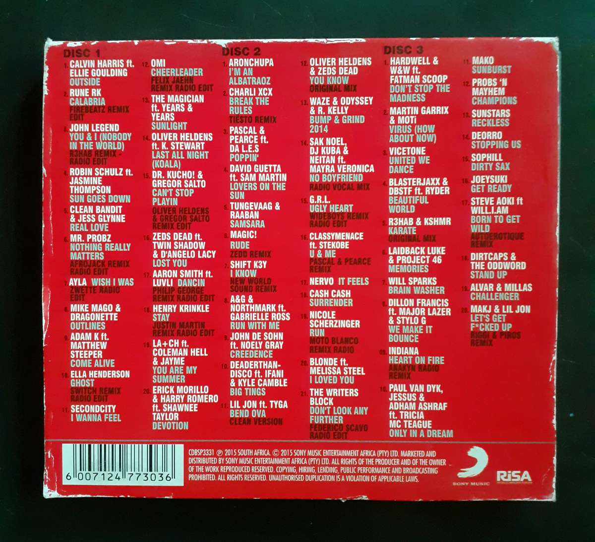 Dance Hits 2015 (3 CD Set)