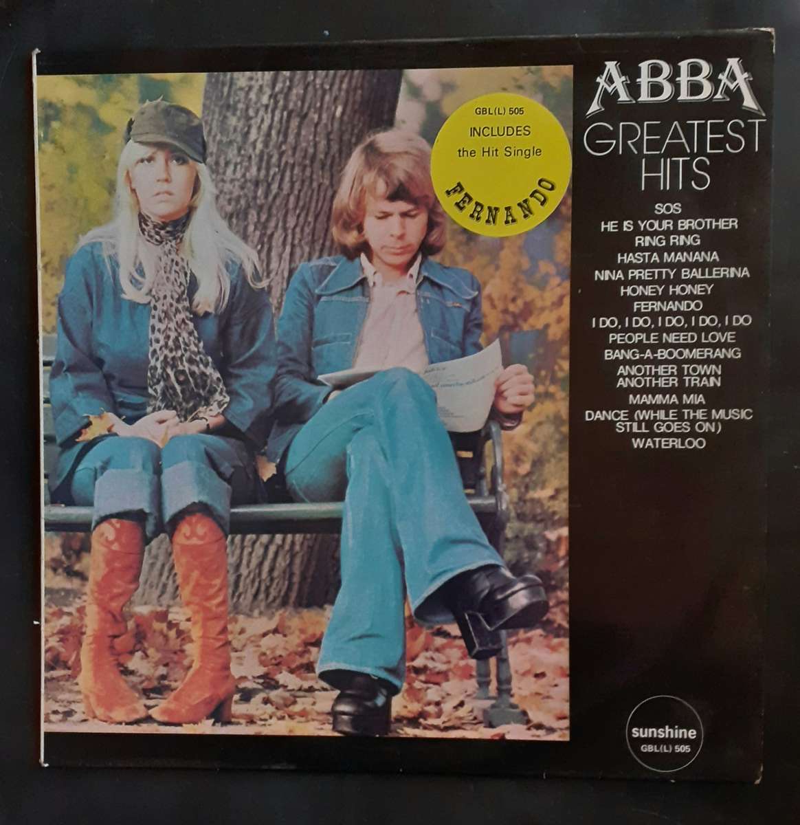 ABBA Greatest Hits LP Vinyl Record