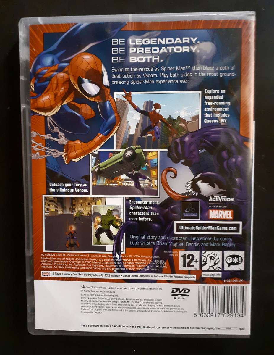 Ultimate Spider-Man PS2 Game