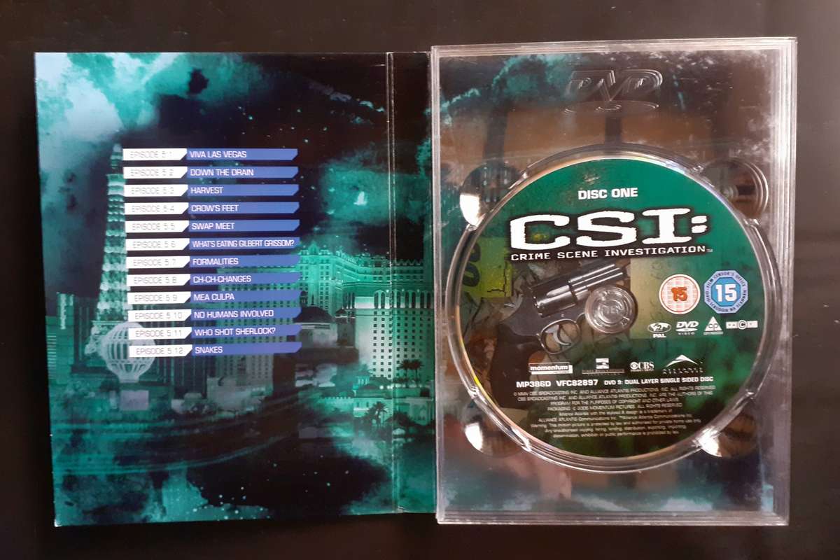 CSI: Crime Scene Investigation - Season Five Episode 1-12 (3 DVD Set)