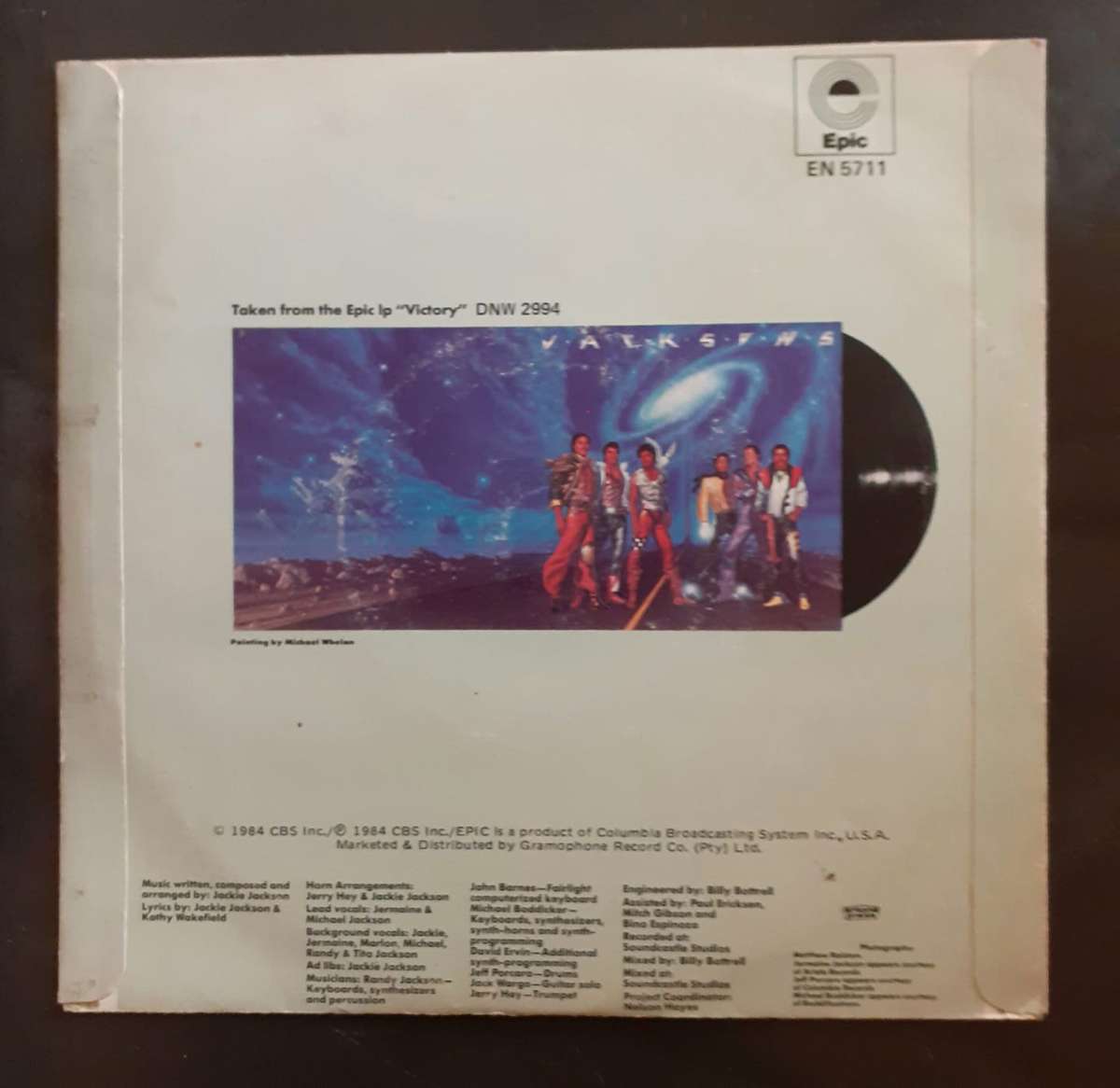 The Jacksons - Torture 7" Single Vinyl Record