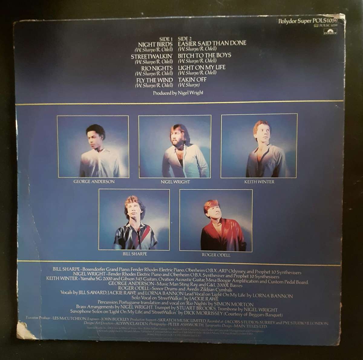 Shakatak - Night Birds LP Vinyl Record - UK Pressing