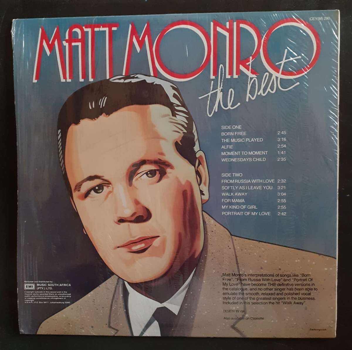 Matt Monro - The Best LP Vinyl Record