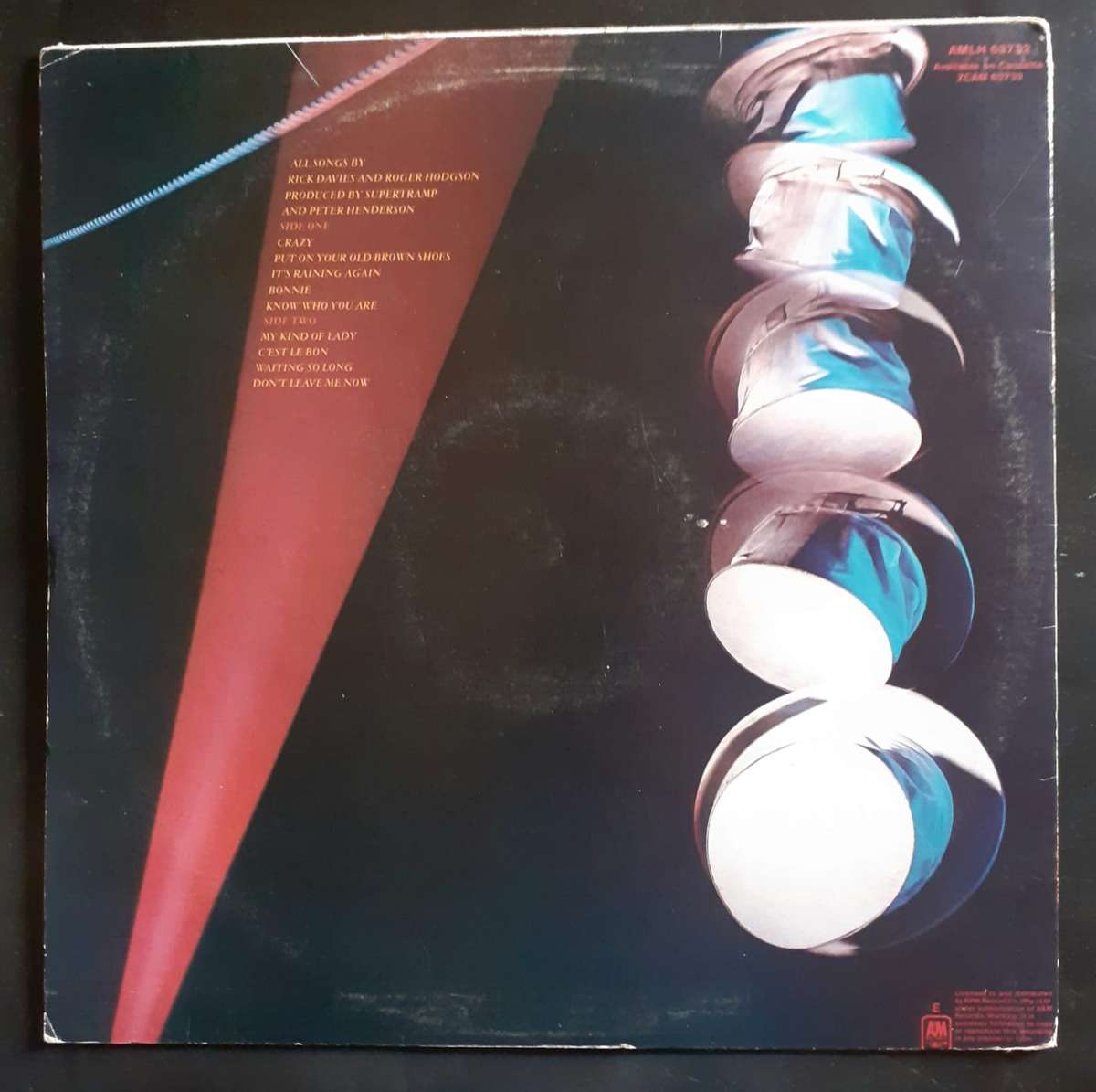 Supertramp - "...Famous Last Words..." LP Vinyl Record