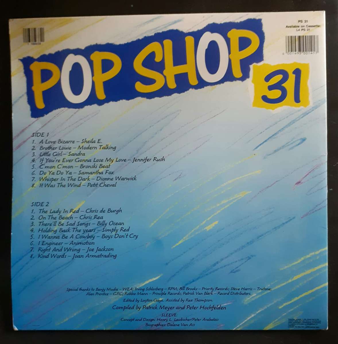 Pop Shop Vol.31 LP Vinyl Record