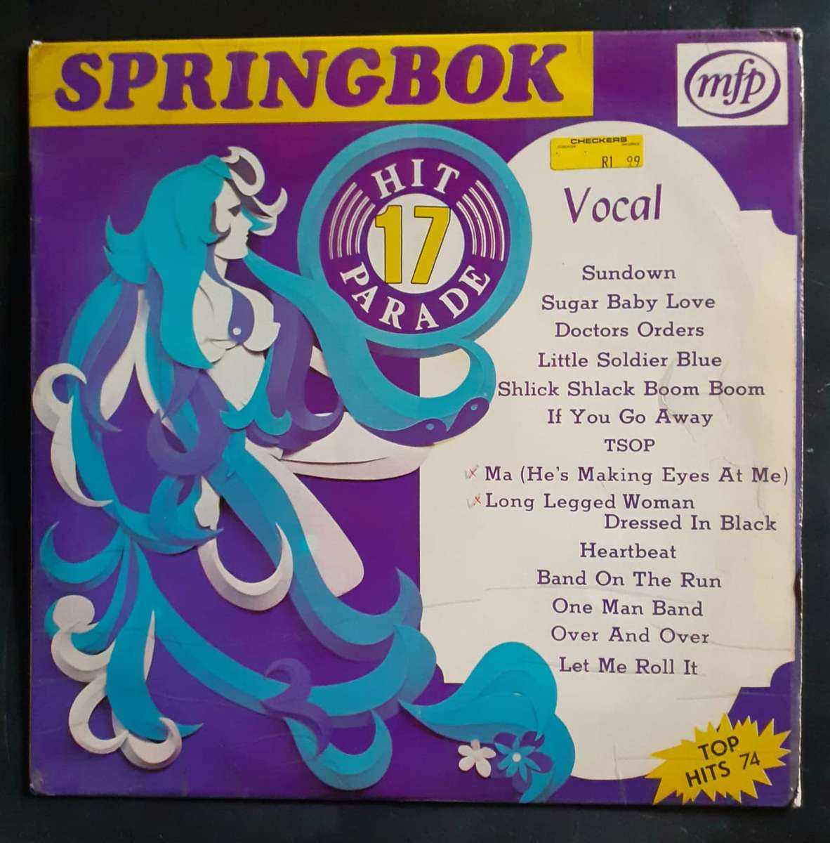 Springbok Hit Parade Vol.17 LP Vinyl Record