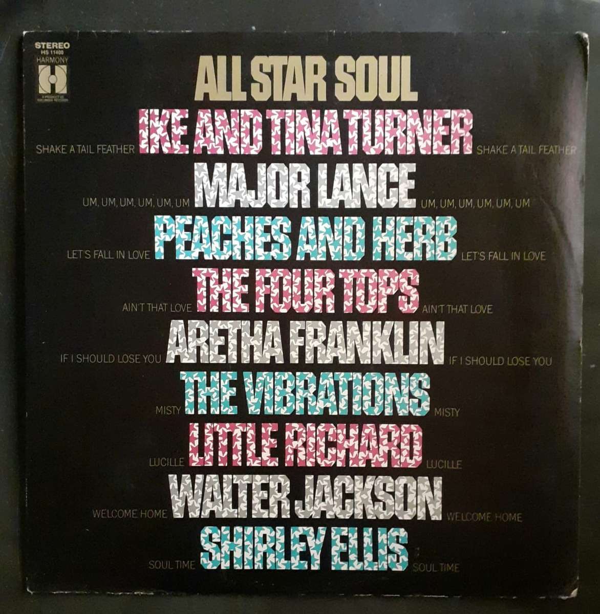 All Star Soul LP Vinyl Record - USA Pressing