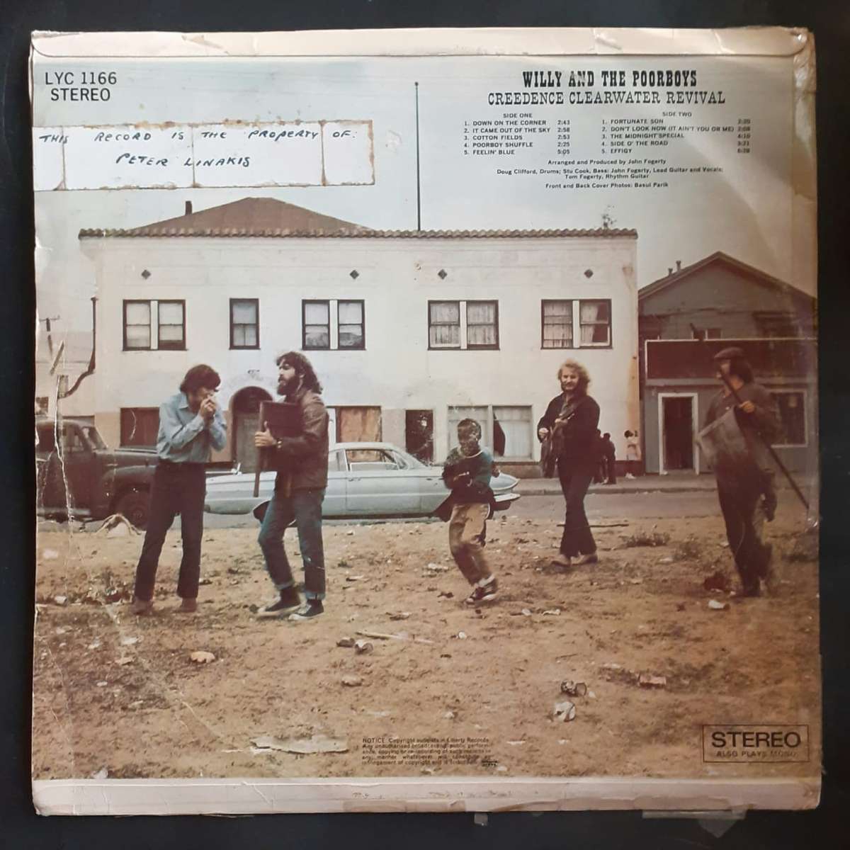 Creedence Clearwater Revival - Willy and The Poor Boys LP Vinyl Record