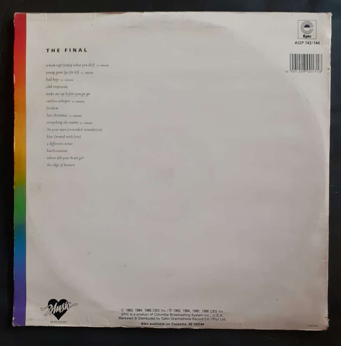 Wham! - The Final Double LP Vinyl Record Set