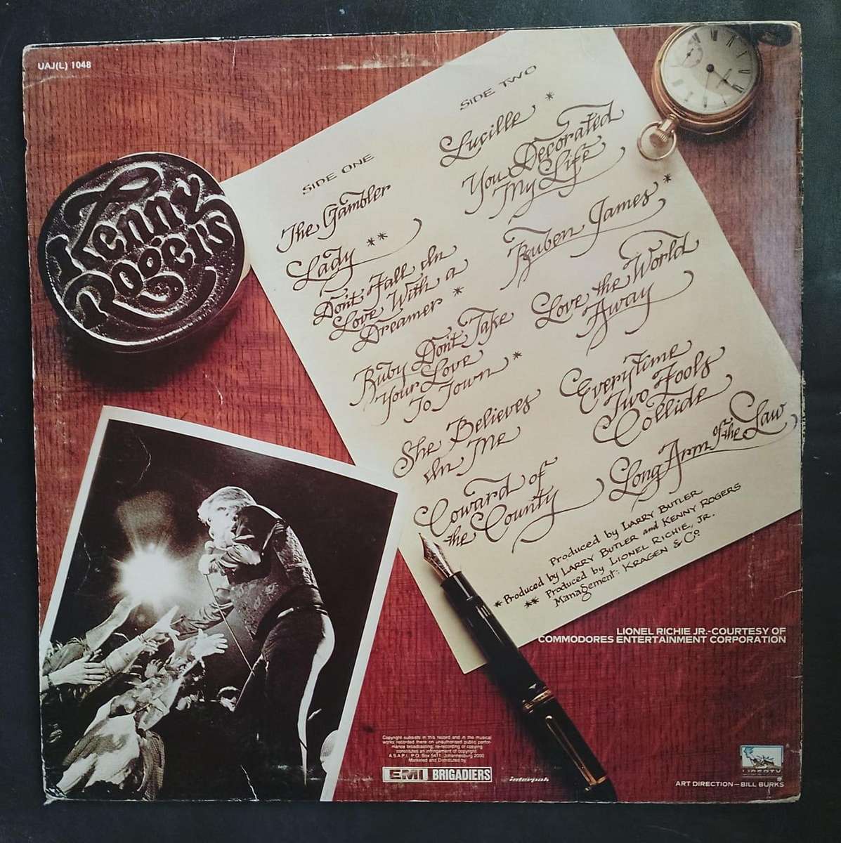 Kenny Rogers Greatest Hits LP Vinyl Record