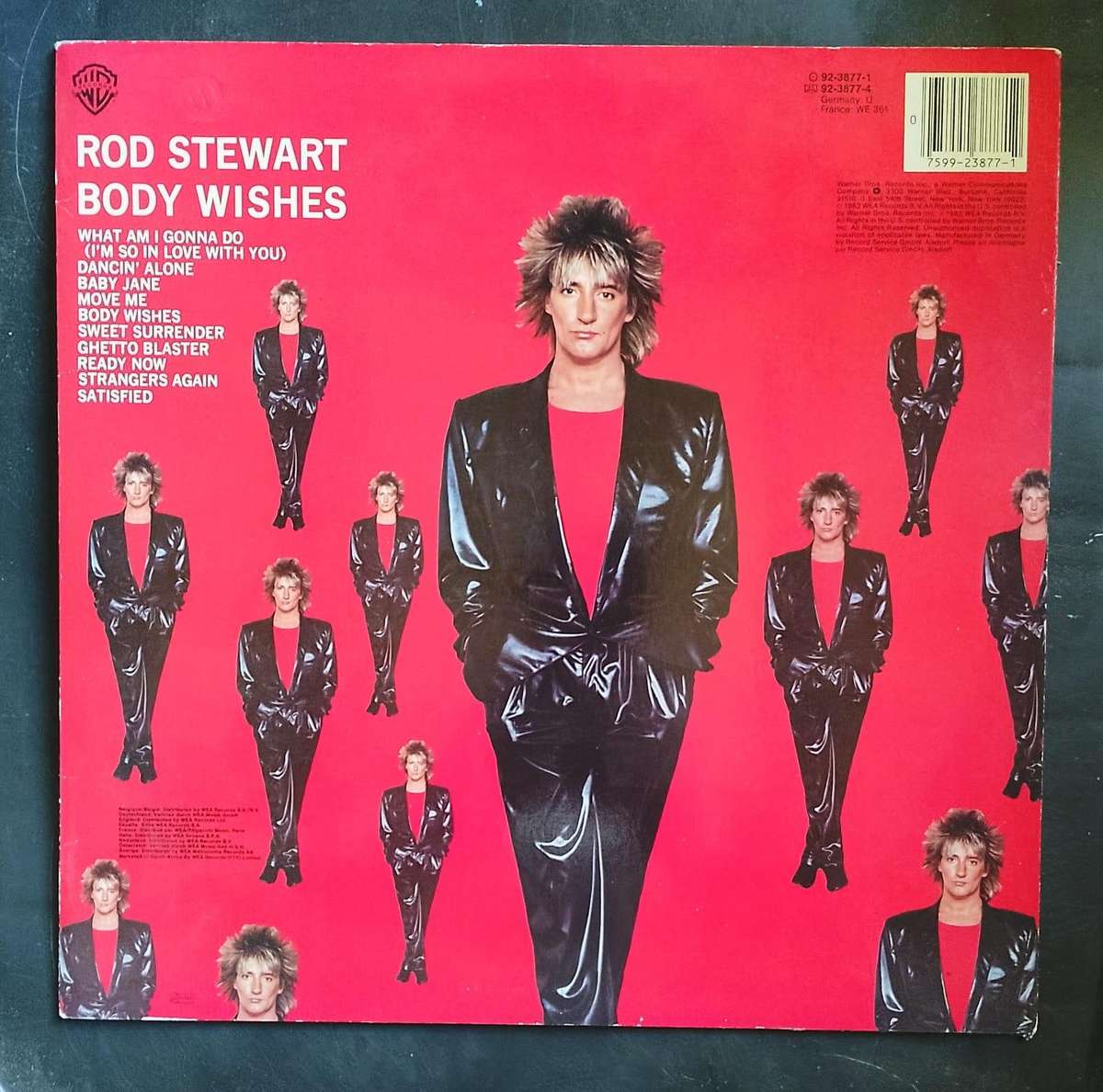 Rod Stewart - Body Wishes LP Vinyl Record - Europe Pressing