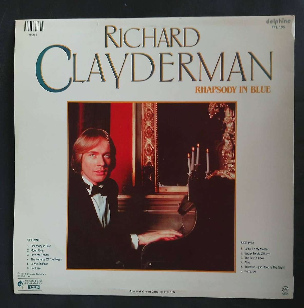 Richard Clayderman - Rhapsody in Blue LP Vinyl Record