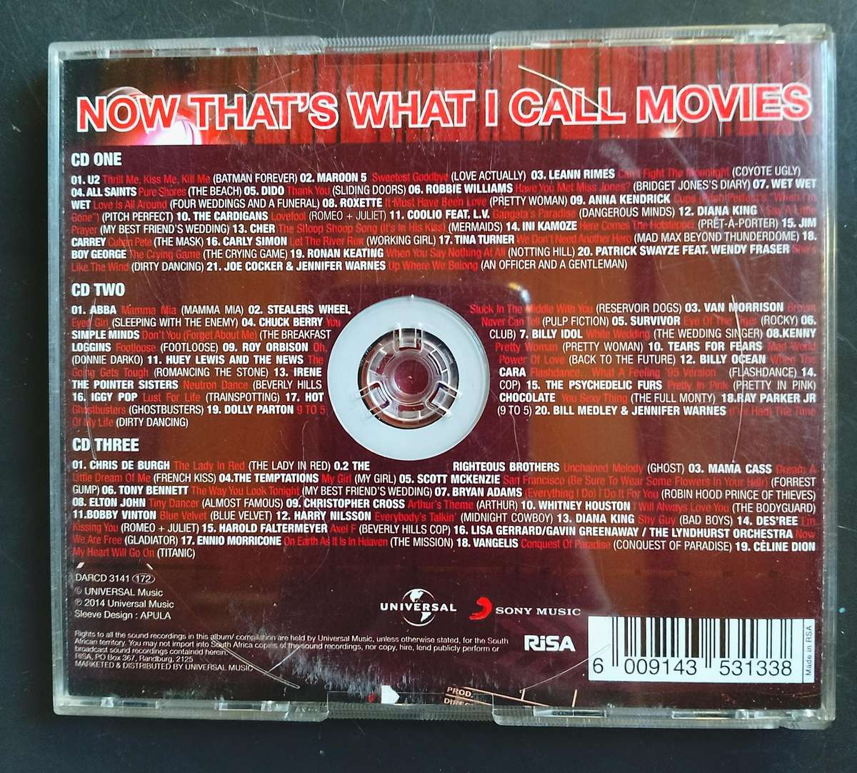 Now That's What I Call Movies (3 CD Set)